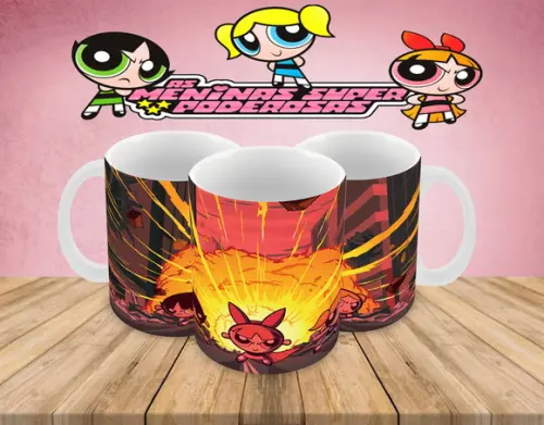 Caneca Polímero as Meninas Super Poderosas Personalizada