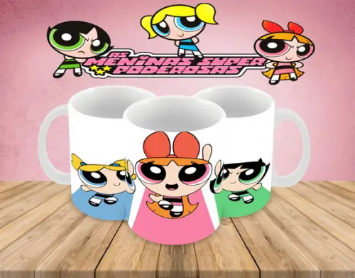 Caneca Polímero as Meninas Super Poderosas Personalizada