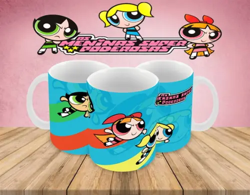 Caneca Polímero as Meninas Super Poderosas Personalizada