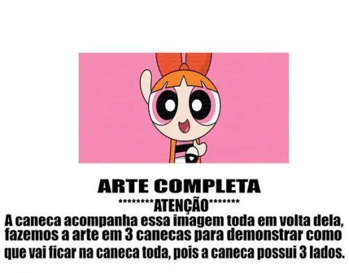 Caneca Polímero as Meninas Super Poderosas Personalizada