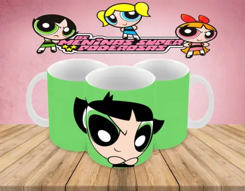 Caneca Polímero as Meninas Super Poderosas Personalizada
