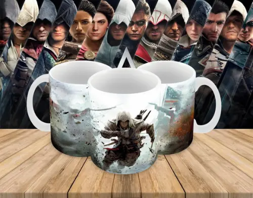 Caneca Polímero Assassins Creed Personalizada