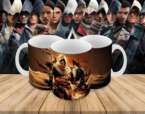 Caneca Polímero Assassins Creed Personalizada