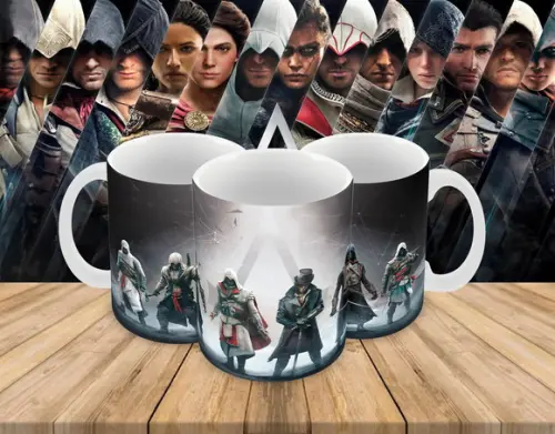 Caneca Polímero Assassins Creed Personalizada