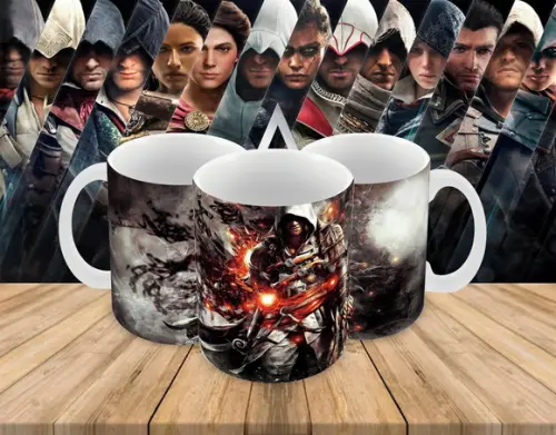 Caneca Polímero Assassins Creed Personalizada