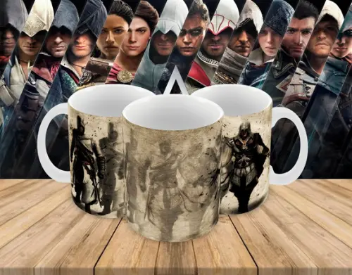 Caneca Polímero Assassins Creed Personalizada