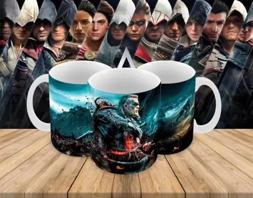 Caneca Polímero Assassins Creed Personalizada