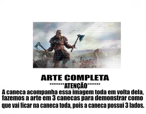 Caneca Polímero Assassins Creed Personalizada