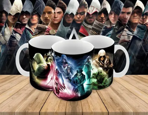 Caneca Polímero Assassins Creed Personalizada