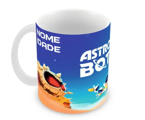 Caneca Polímero Astro Bot Personalizada