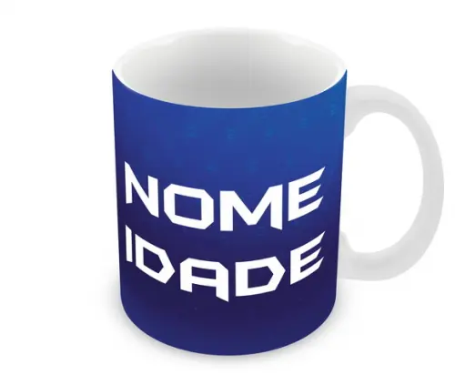 Caneca Polímero Astro Bot Personalizada