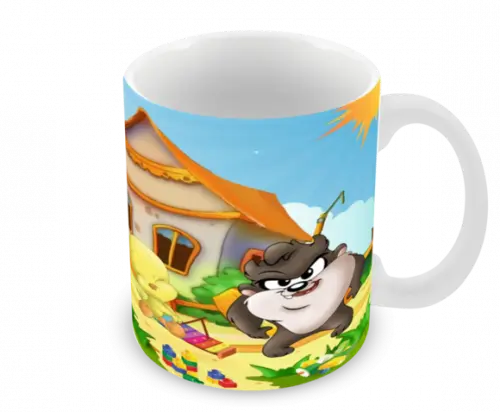 Caneca Polímero Baby Looney Tunes Personalizada