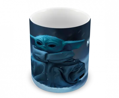 Caneca Polímero Baby Yoda Personalizada