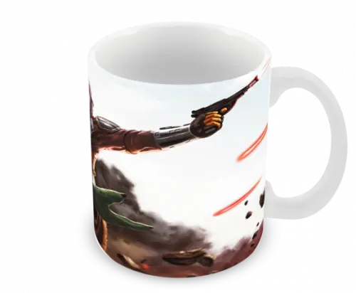 Caneca Polímero Baby Yoda Personalizada