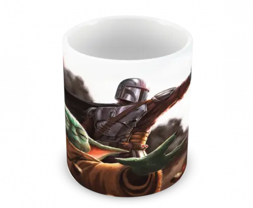Caneca Polímero Baby Yoda Personalizada