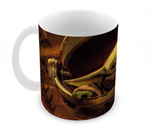 Caneca Polímero Baby Yoda Personalizada