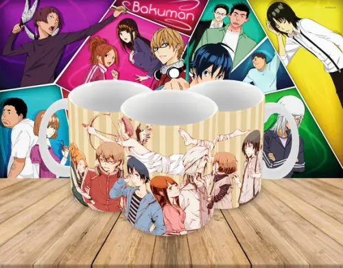 Caneca Polímero Bakuman Personalizada