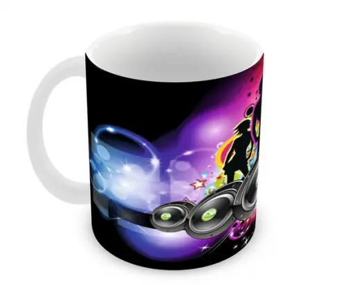 Caneca Polímero Balada Neon Personalizada