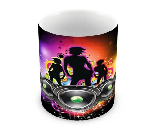 Caneca Polímero Balada Neon Personalizada