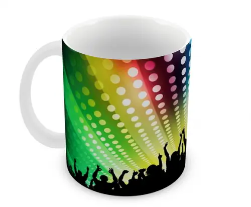 Caneca Polímero Balada Neon Personalizada