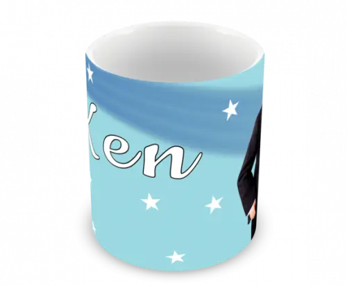 Caneca Polímero Barbie e Ken Personalizada