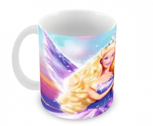 Caneca Polímero Barbie Personalizada