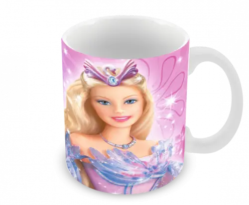 Caneca Polímero Barbie Personalizada