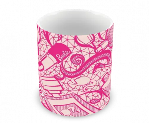 Caneca Polímero Barbie Personalizada