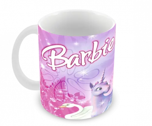 Caneca Polímero Barbie Personalizada