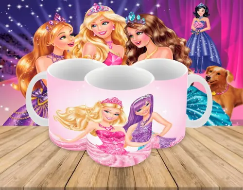 Caneca Polímero Barbie Personalizada