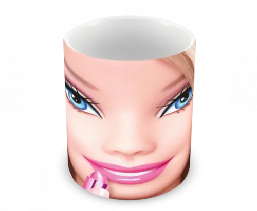 Caneca Polímero Barbie Personalizada