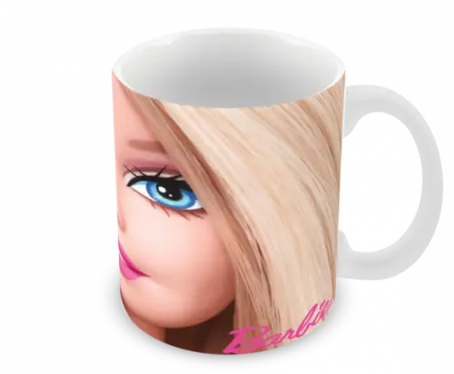 Caneca Polímero Barbie Personalizada