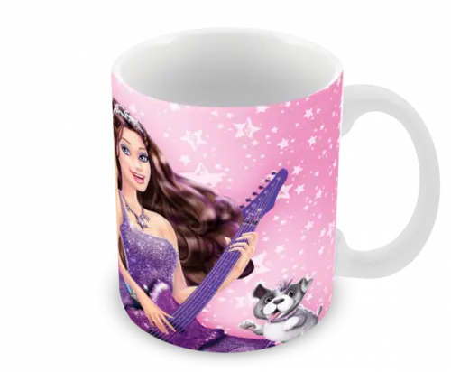 Caneca Polímero Barbie Personalizada