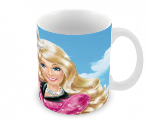 Caneca Polímero Barbie Personalizada