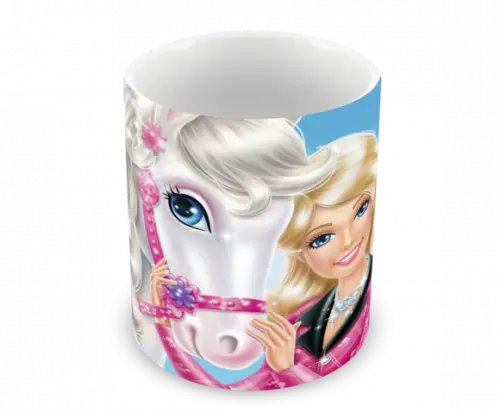 Caneca Polímero Barbie Personalizada