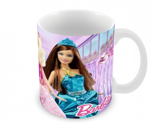 Caneca Polímero Barbie Personalizada