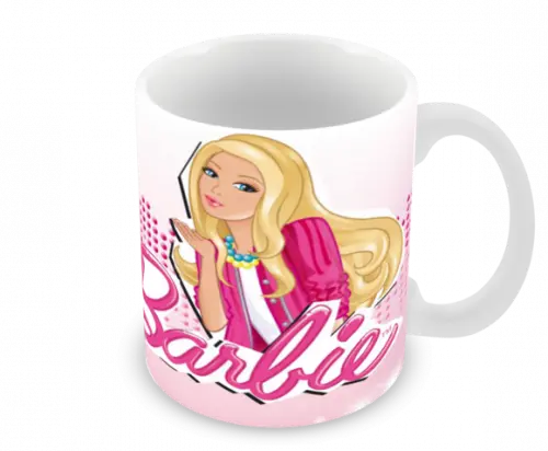Caneca Polímero Barbie Personalizada