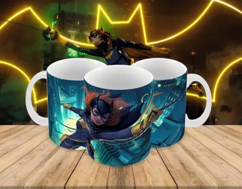 Caneca Polímero Batgirl Personalizada
