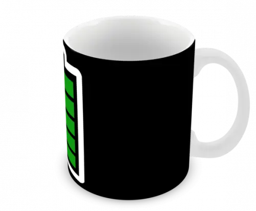 Caneca Polímero Bateria de Celular Personalizada