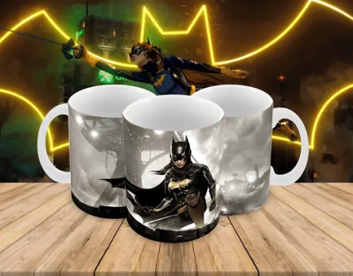 Caneca Polímero Batgirl Personalizada