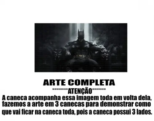 Caneca Polímero Batman Personalizada