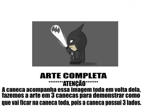 Caneca Polímero Batman Personalizada