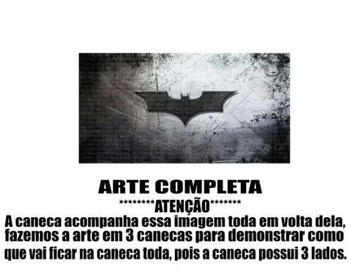 Caneca Polímero Batman Personalizada