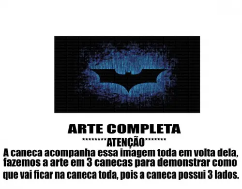 Caneca Polímero Batman Personalizada
