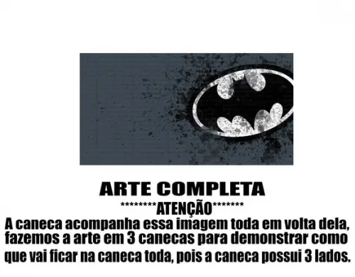 Caneca Polímero Batman Personalizada
