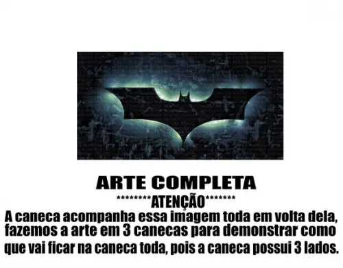 Caneca Polímero Batman Personalizada