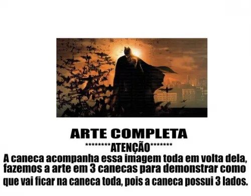 Caneca Polímero Batman Personalizada