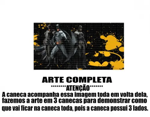 Caneca Polímero Batman Personalizada