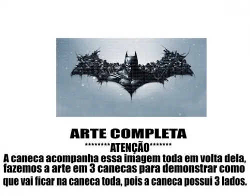 Caneca Polímero Batman Personalizada