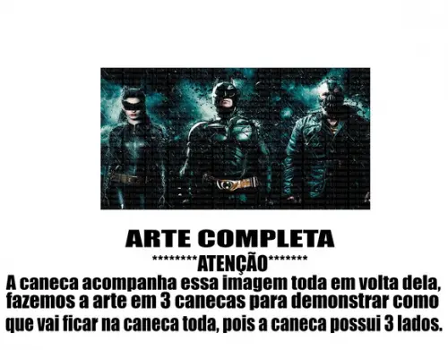 Caneca Polímero Batman Personalizada